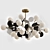 Matisse Gray Chandelier: Elegant Illumination for Any Space 3D model small image 1