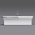Agape Memory Novecento Freestanding Bathtub 3D model small image 4