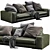 Luxury Verzelloni Holden Leather Sofa 3D model small image 5