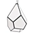 Geometry Glass Pendant Light 3D model small image 1