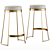 CAZA Ghe Bar Stool: Sleek and Stylish 3D model small image 1