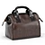 Leather Travel Bag - Polished Elegance 3D model small image 1