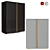 Elegance Relevo Cabinet 3D model small image 1