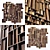 Smooth Wood Panel Rails 3D model small image 2