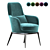 Caratos Maxalto High Back Armchair 3D model small image 1