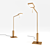 Modern LED Desk Lamp - Viabizzuno Roy Tavolo 3D model small image 1