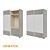 Verda Wardrobe: Modern, Spacious & Stylish 3D model small image 1