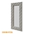 Luxe Verda Mirror: Sleek & Stylish Reflective Accent 3D model small image 1