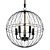 Industrial Rope Pendant Light 3D model small image 1