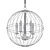 Industrial Rope Pendant Light 3D model small image 2