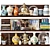 Wooden Shelf Decor Set 3D model small image 1