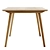 Scandi-Inspired Dining Table 3D model small image 2