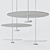 Sleek Flat 5940 Pendant Lamp 3D model small image 2