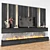 Modern TV Wall Unit 3D model small image 3