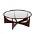 Elegant Dana Small Coffee Table 3D model small image 1