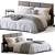 Elegant Modena Bed by Restoration Hardware 3D model small image 1