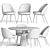 Elegant 2012 Dining Set 3D model small image 5