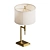 Elegant Atticus Metal Table Lamp 3D model small image 2