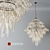 Elegant Grapeflut Chandelier 3D model small image 2