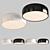 Sleek Ceiling Light: 48cm or 60cm, Multiple Colors | Aliexpress 3D model small image 1