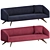 1955 Design Fifth Avenue Sofa 3D model small image 1