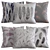Stylish Accent Pillows for Home 3D model small image 1