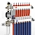 Uni-Fitt Collector and Wilo Pumping Group for Underfloor Heating 3D model small image 5