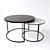 Modern Design Twin Coffee Tables 3D model small image 1