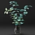 Elegant Eucalyptus Vase Bouquet 3D model small image 2