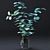 Elegant Eucalyptus Vase Bouquet 3D model small image 3
