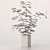 Elegant Eucalyptus Vase Bouquet 3D model small image 5