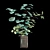 Elegant Eucalyptus Vase Bouquet 3D model small image 6
