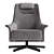 Bene Ports Active Lounge Chair 3D model small image 4