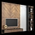 Sleek TV Stand for Modern Homes 3D model small image 1