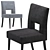 Elegant Coco Republic Lloyd Dining Chair 3D model small image 4