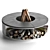 Laubo Fire Pit: Modern Circular Design 3D model small image 1