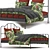 Title: Sagstua Bed: Sleek, Stylish, Space-saving 3D model small image 1