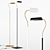 Timeless Design: U.F Flex LED Floor Lamp 3D model small image 1