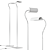 Timeless Design: U.F Flex LED Floor Lamp 3D model small image 2