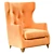 Elegant Rose Armchair 3D model small image 4