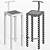 Sleek and Stylish Sarapis Stool 3D model small image 3