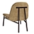 Modern Vintage Comfort: Domkapa Edison Armchair 3D model small image 3