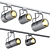 Adjustable Euro Spot Lamps 3D model small image 3