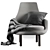 Sleek and Sophisticated: LEDA Armchair 3D model small image 2