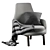 Sleek and Sophisticated: LEDA Armchair 3D model small image 3