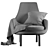 Sleek and Sophisticated: LEDA Armchair 3D model small image 7