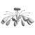 Elegant Eurosvet 22080 Chandelier 3D model small image 2