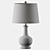 Brass Gradient Table Lamp: Elegant Lighting Solution 3D model small image 4