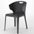 Sleek 3D Shark Chair 3D model small image 1