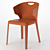 Sleek 3D Shark Chair 3D model small image 2